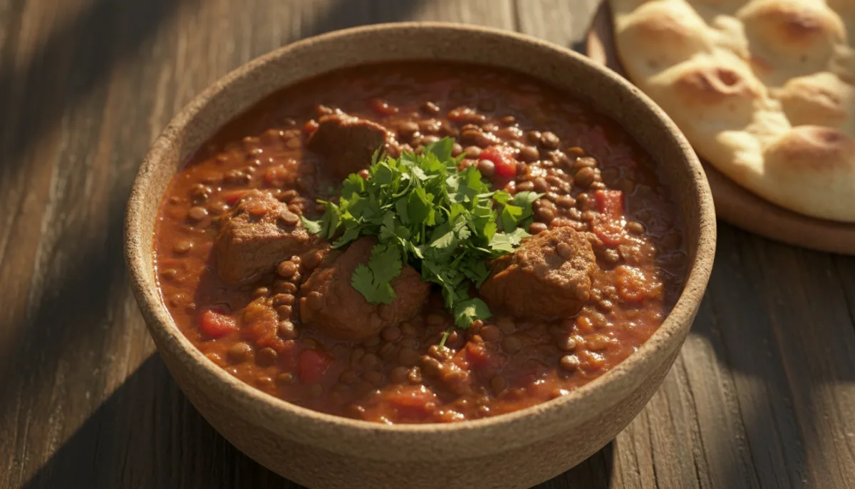 Afghan Lamb and Lentil Soup (Shir Berenj)