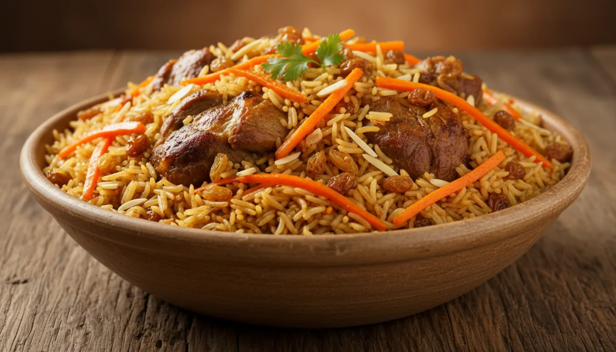 Afghan Qabuli Pulao with Lamb and Carrots