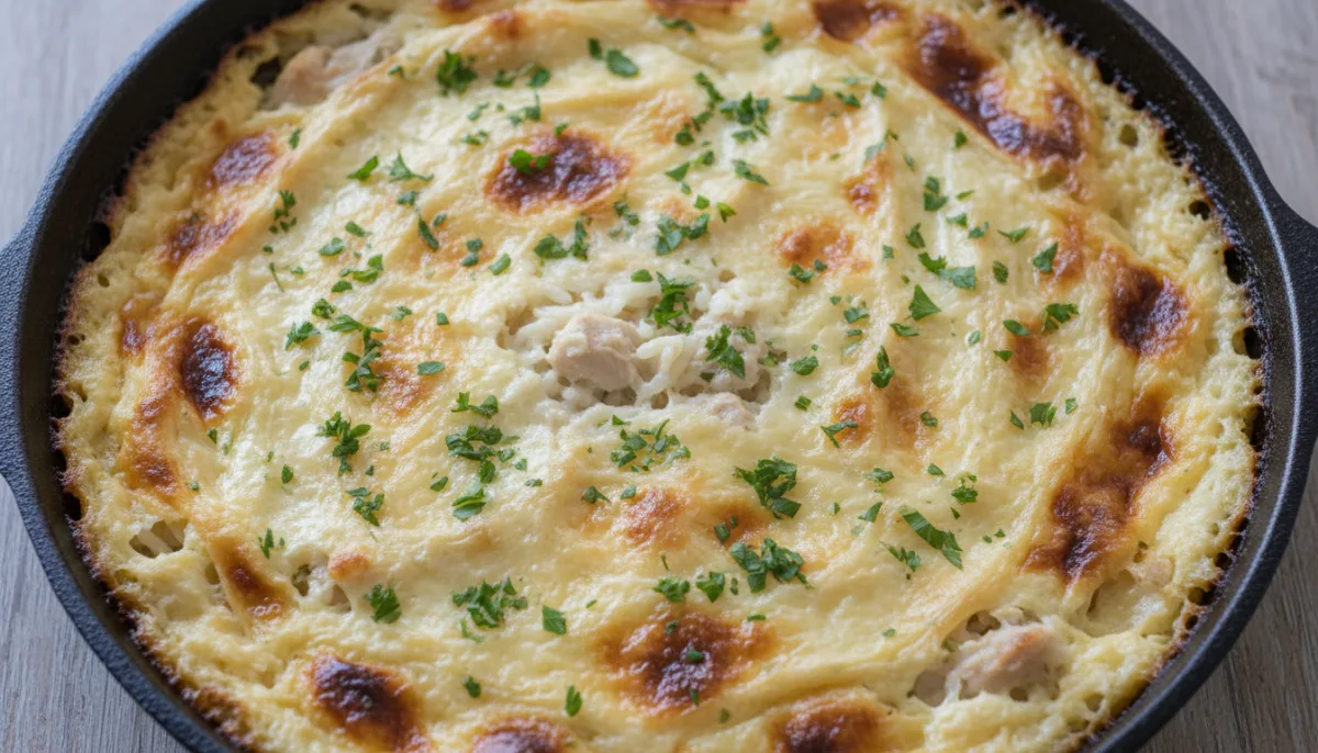 Albanian Chicken and Rice Skillet (Tavë Kosi me Pulë)