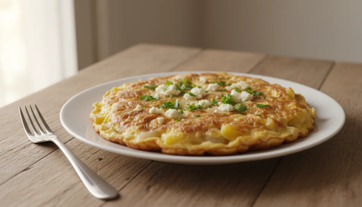 Albanian Farmer's Omelet (Omëletë Fshati)