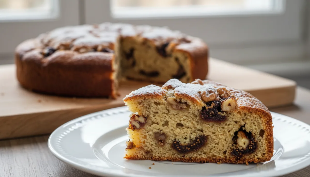 Pastel Albanés de Higos y Nueces (Torte me Fiq dhe Arra)