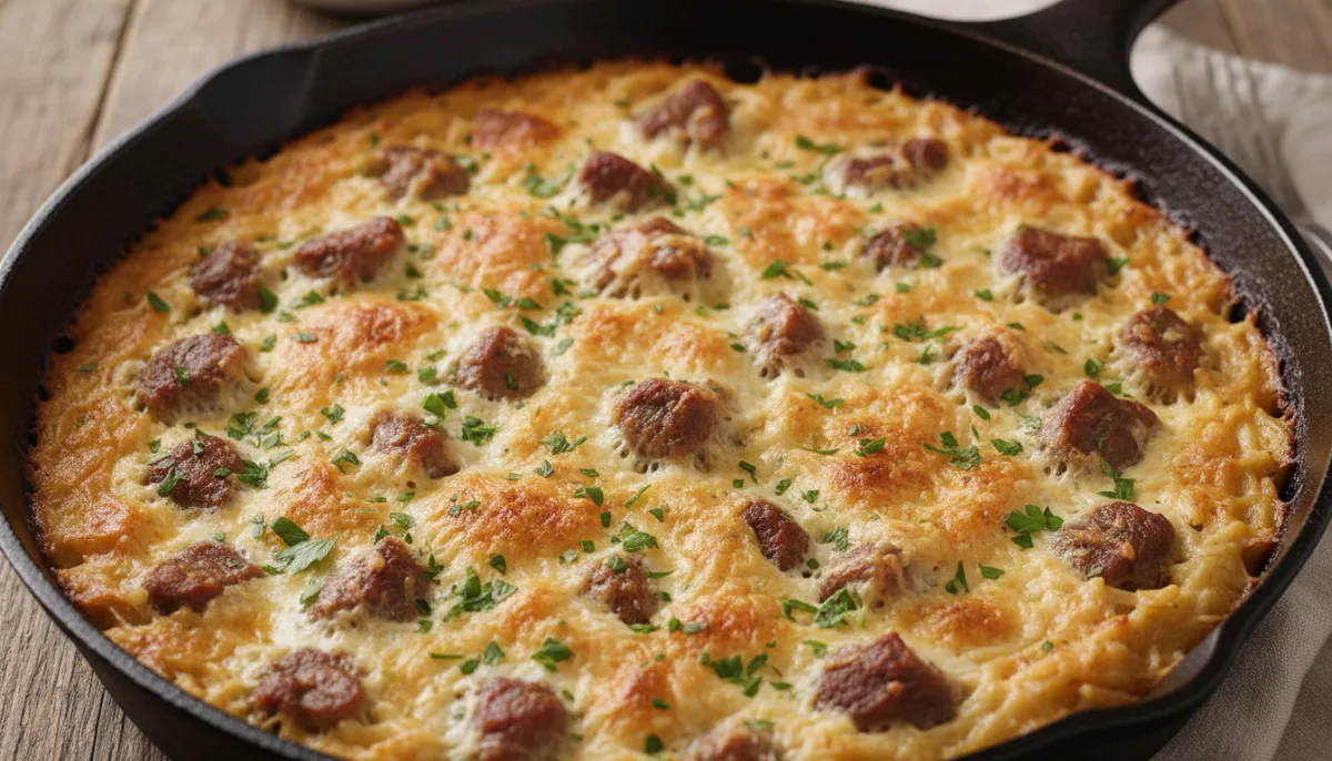 Hearty Albanian Lamb and Orzo Bake (Tavë Kosi me Orzo)