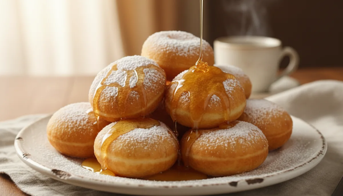 Albanian Petulla (Fried Dough)