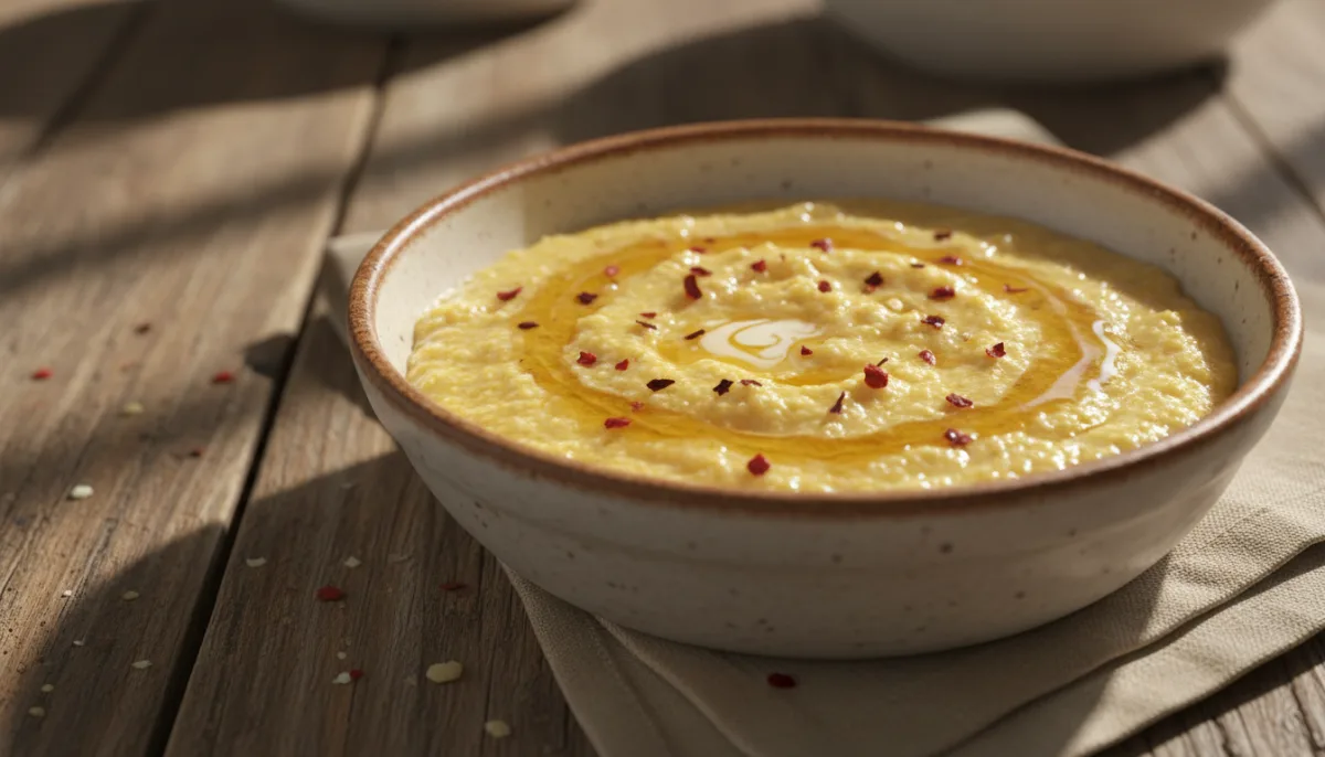 Harapash: Porridge Albanese Salato con Yogurt e Farina di Mais