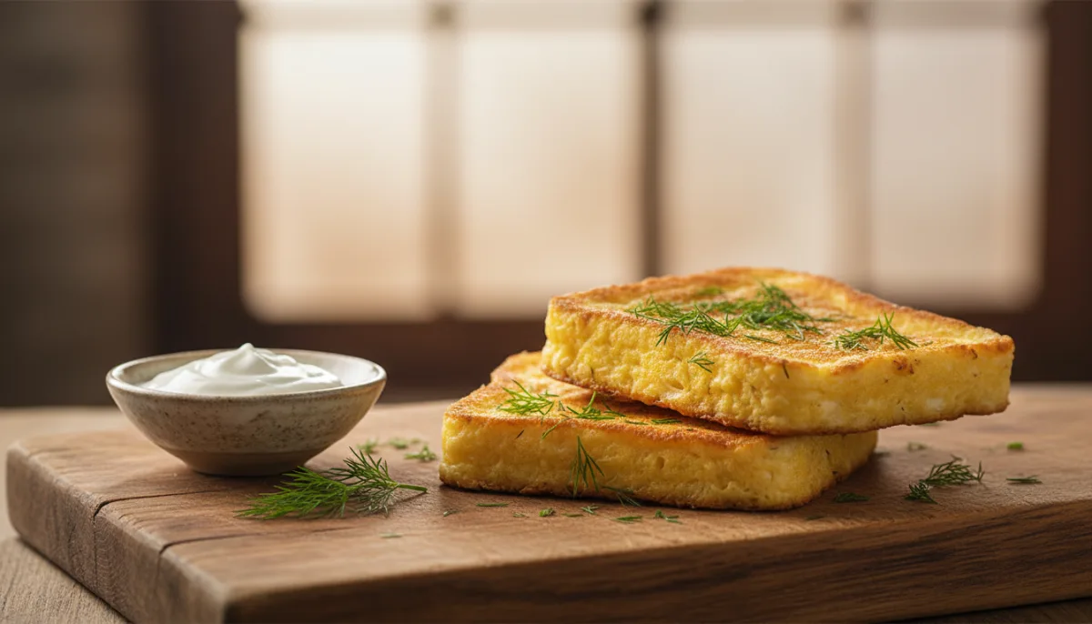 Albanian Savory Yogurt and Egg Toast (Bukë me Vezë dhe Kos)