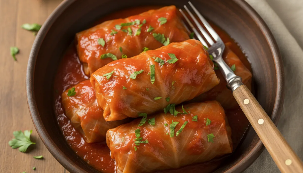 Hearty Albanian Sarma: Stuffed Cabbage Rolls