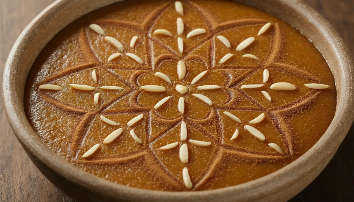 Algerian Tamina (Toasted Semolina with Honey and Butter)