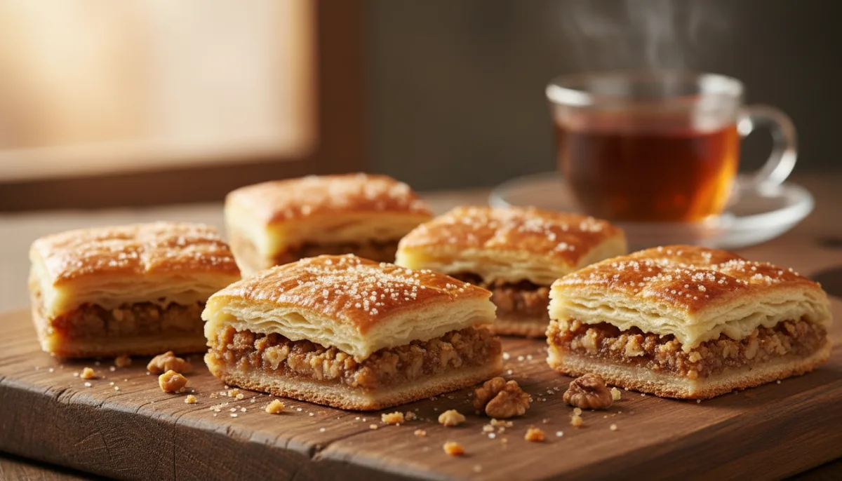 Gata Armenia con Relleno de Nueces y Azúcar