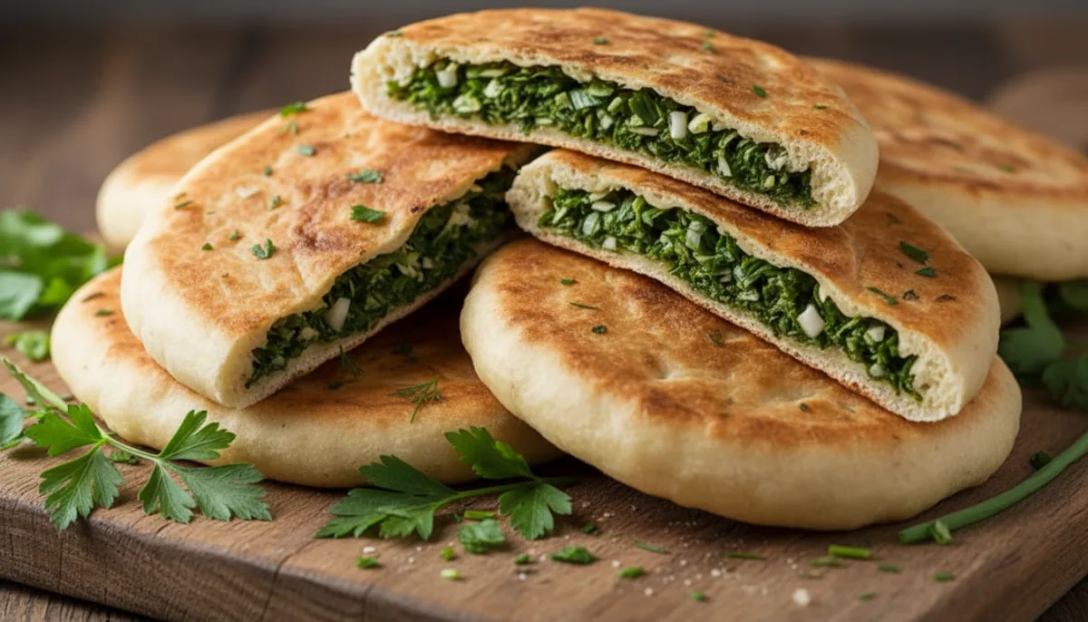 Jingyalov Hats: Armenisches Fladenbrot mit Kräuterfüllung