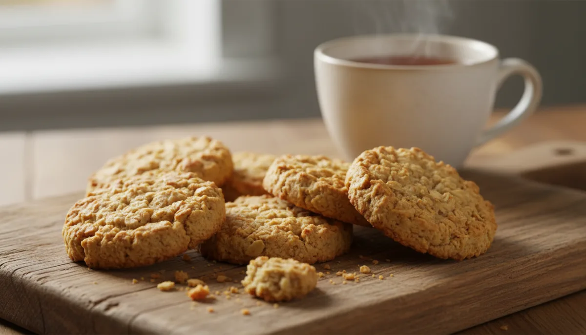 Traditional Australian Anzac Biscuits: Chewy Oat & Coconut Delights
