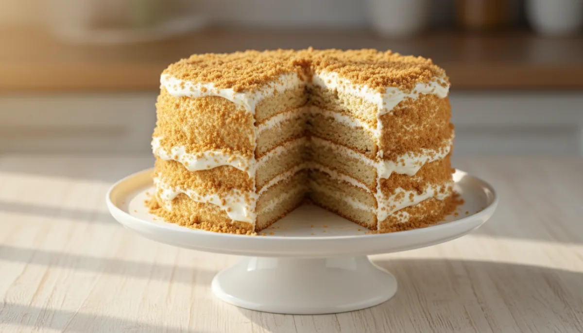 Classic Azerbaijani Medovik: Layered Honey Cake