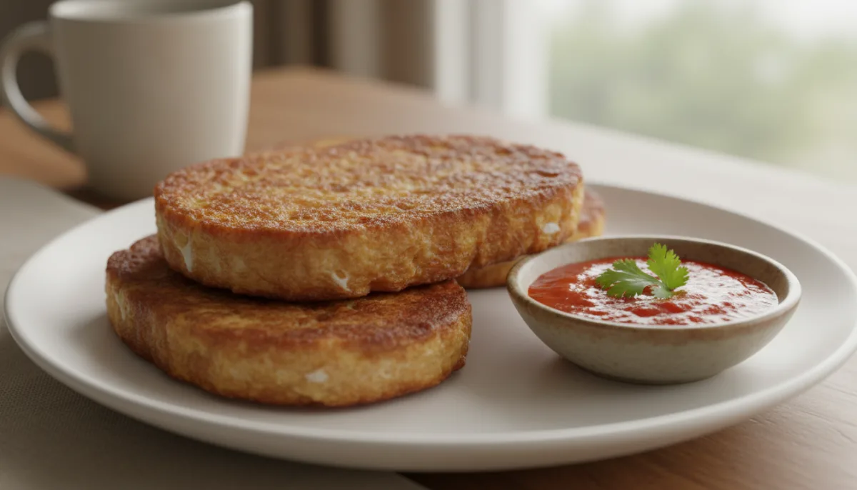 Bangladeshi Dim Pauruti (Egg Toast) with Spicy Tomato Chutney