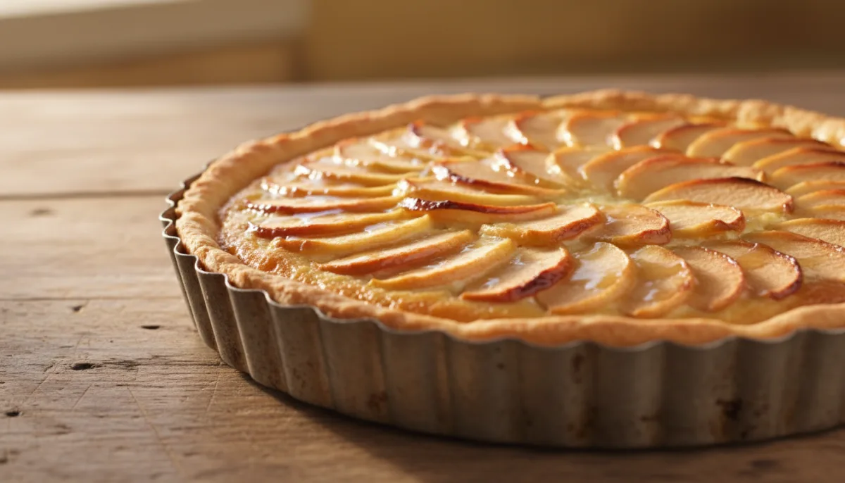 Basque Apple Tart (Tarta de Manzana) with Almond Cream