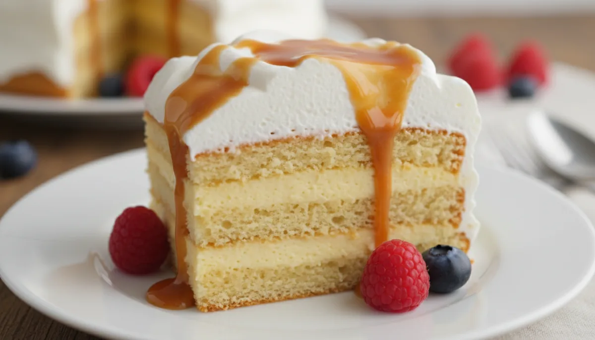 Goxua Basco em Camadas com Chantilly e Caramelo