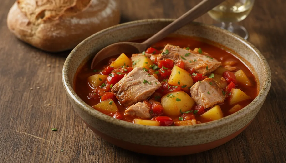 Baskisches Marmitako (Thunfisch-Kartoffel-Eintopf)