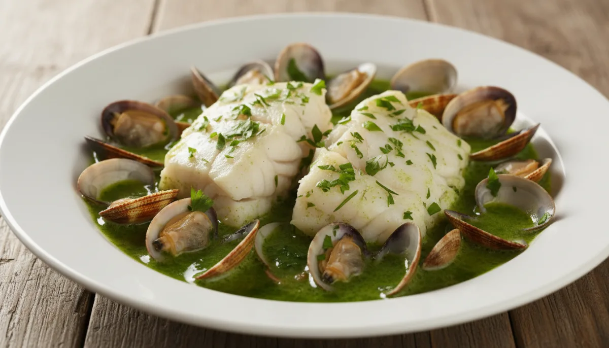 Basque Hake with Clams in Green Sauce (Merluza en Salsa Verde)