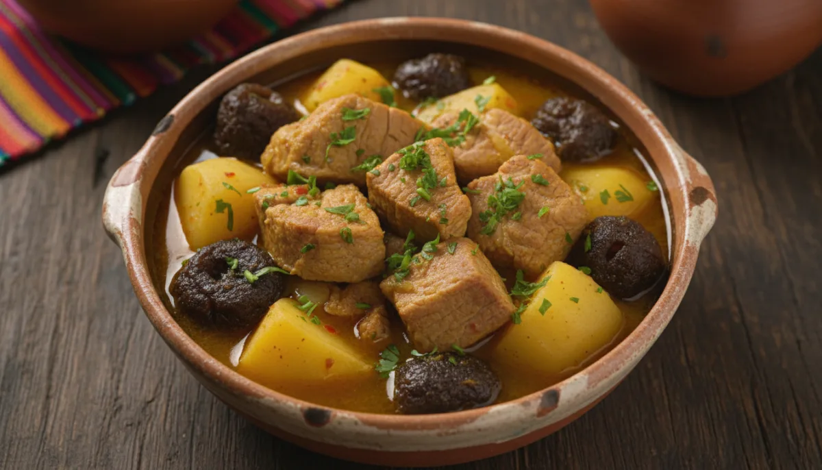 Bolivian Fricasé de Cerdo with Chuño and Potatoes