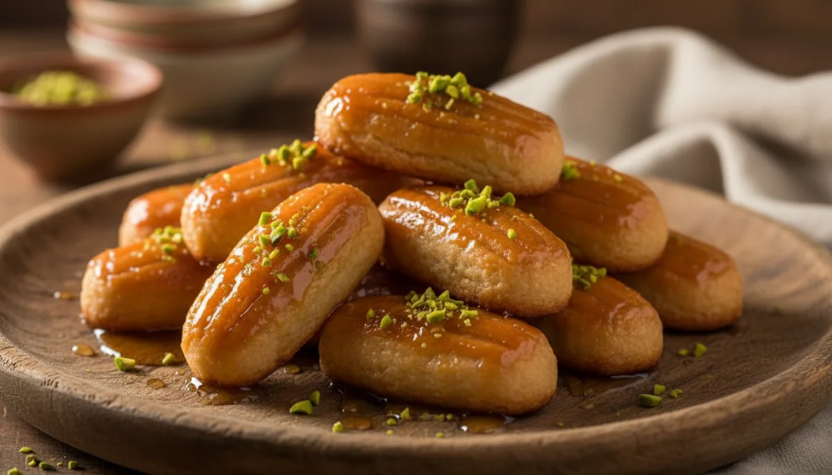 Bosnian Hurmašice: Syrup-Soaked Date-Shaped Cookies