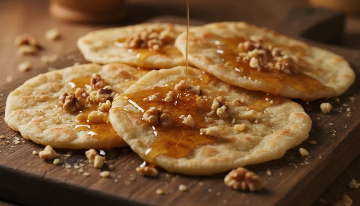 Bosnian Jufka (Thin Flatbread) with Honey and Walnuts