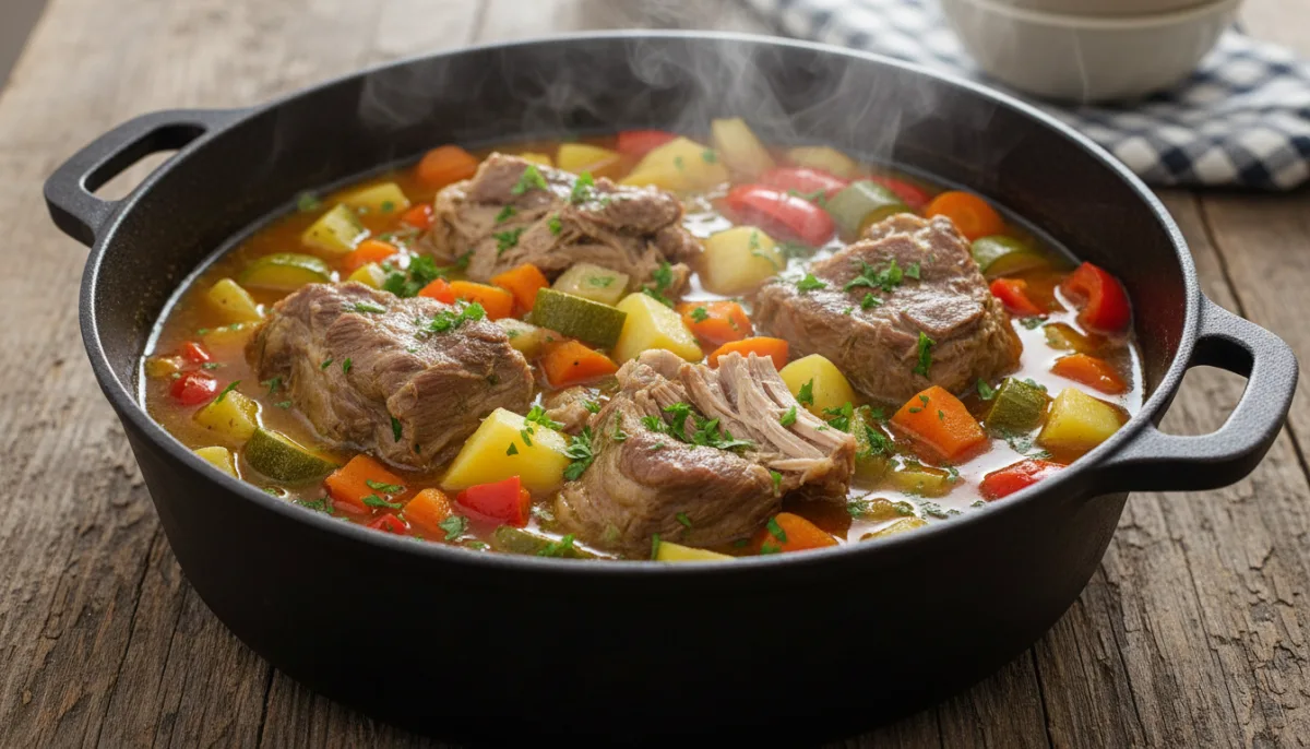Bosnian Lamb and Vegetable Pot Roast (Bosanski Lonac)