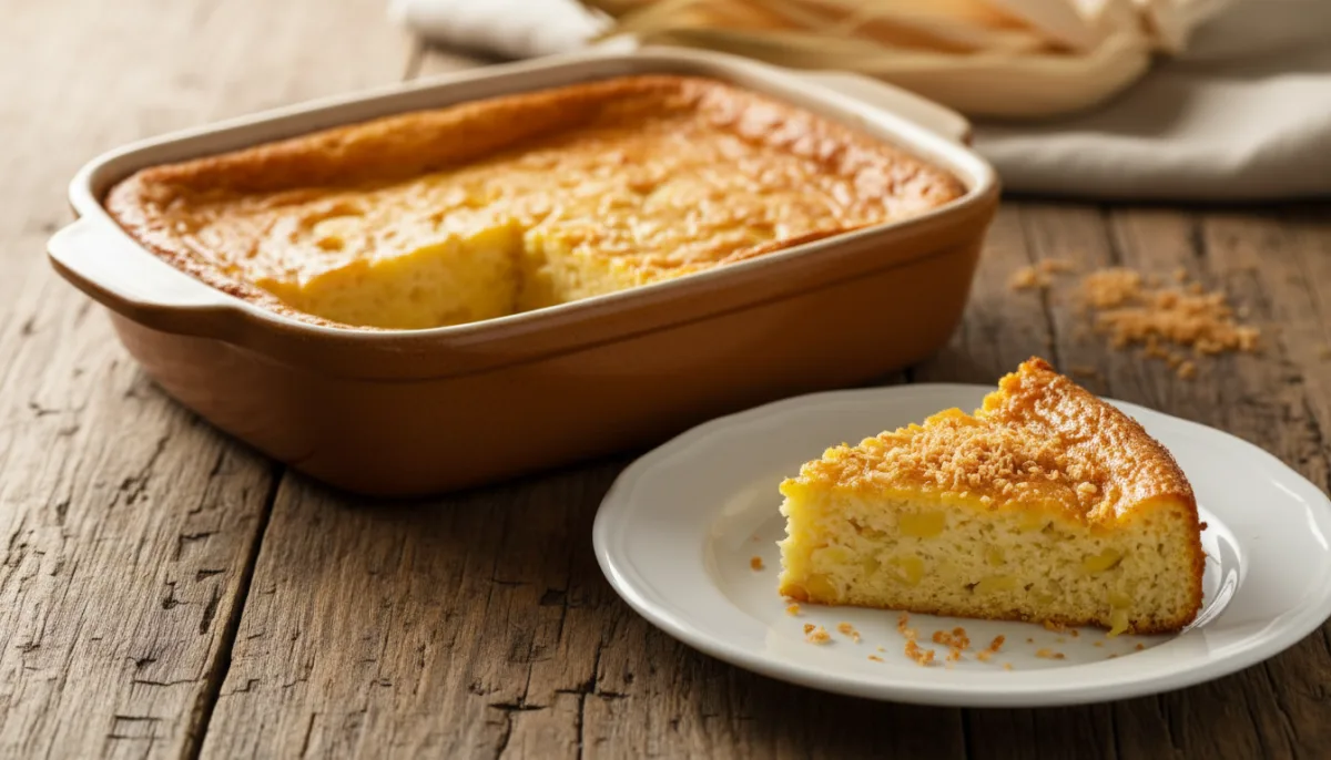 Brazilian Baked Sweet Corn Pudding