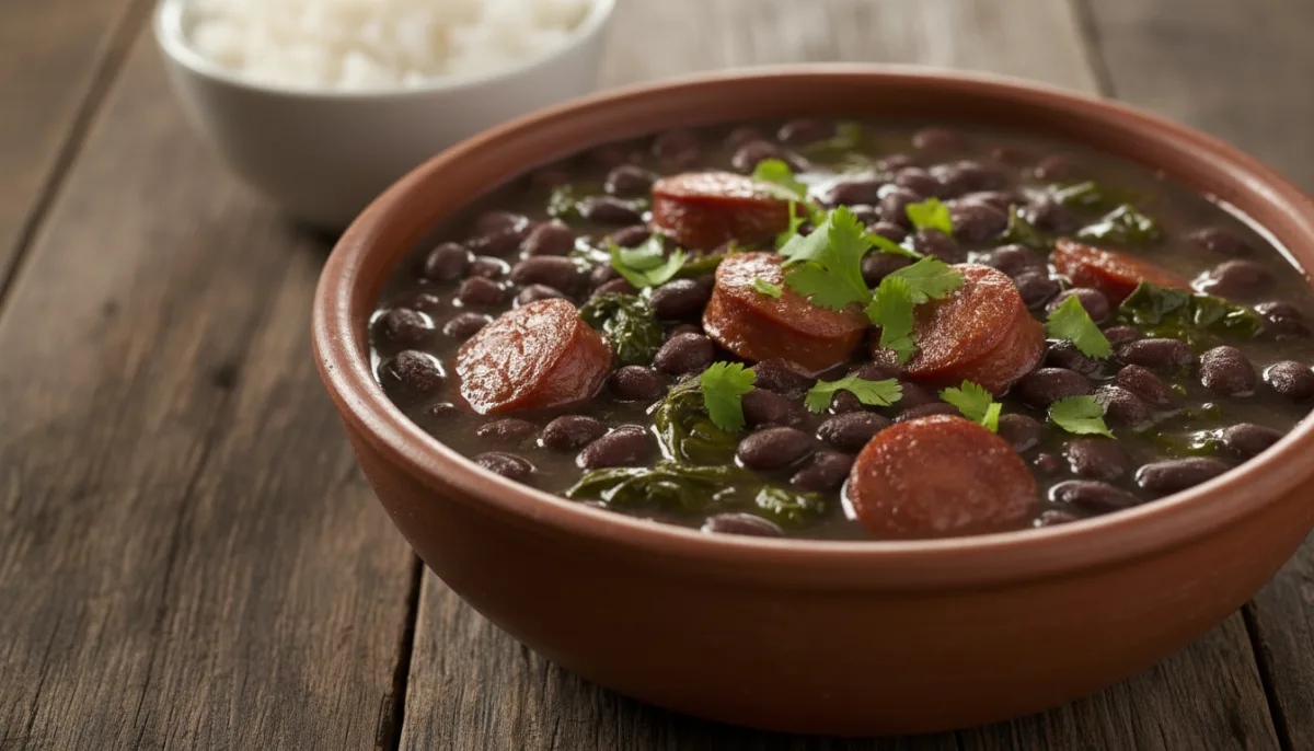 Brazilian Black Bean and Sausage Stew (Feijão Tropeiro)