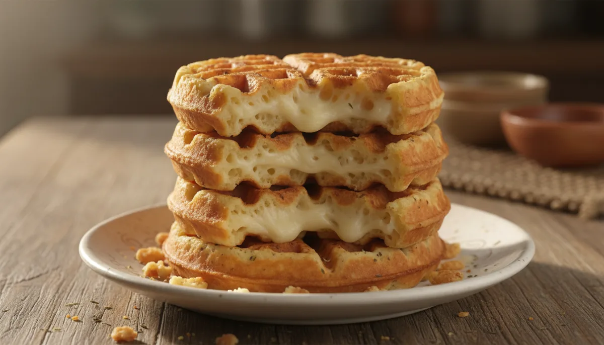 Brazilian Cheese Bread Waffles (Pão de Queijo Waffles)