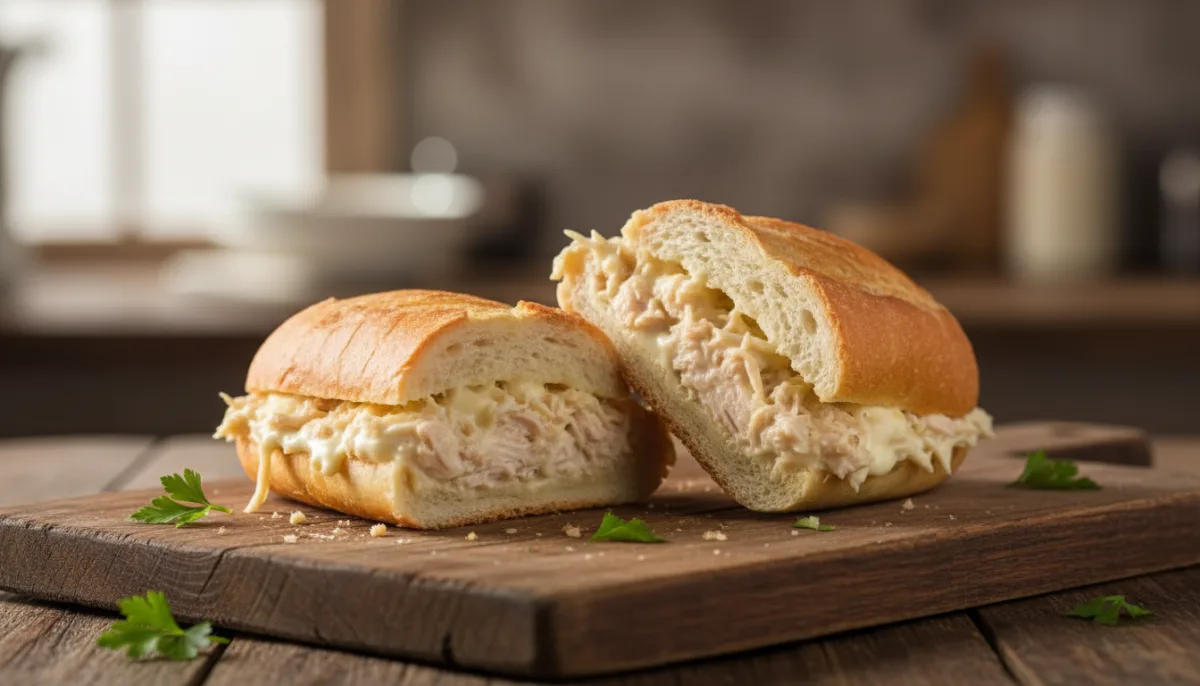 Brazilian Chicken and Catupiry Sandwich