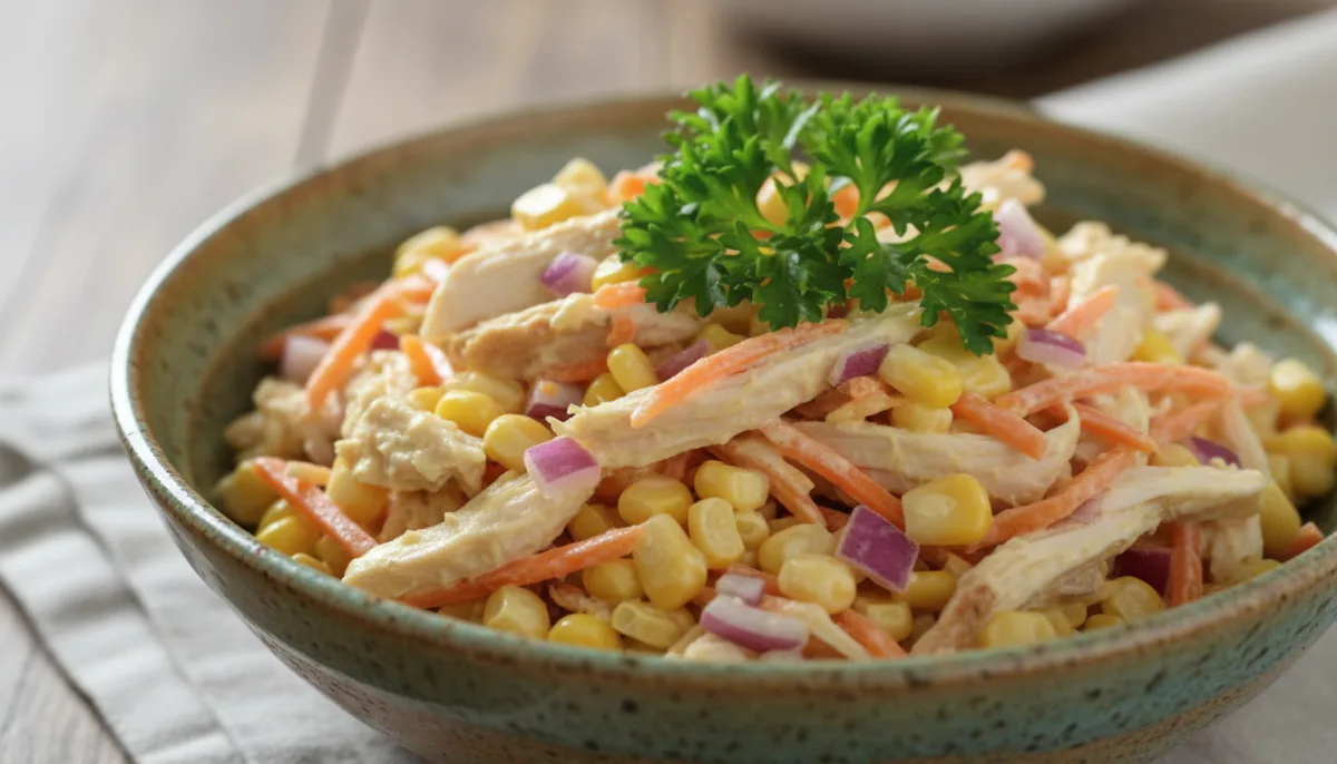 Brazilian Chicken and Corn Salad (Salpicão de Frango)