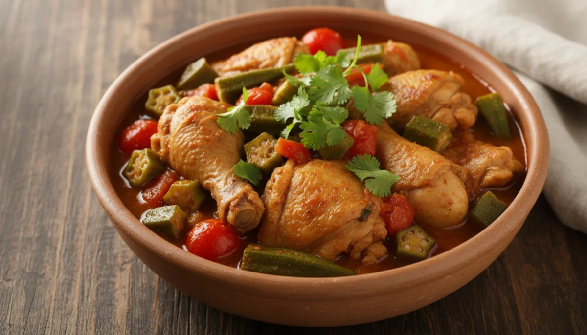 Brazilian Chicken and Okra Stew (Frango com Quiabo)