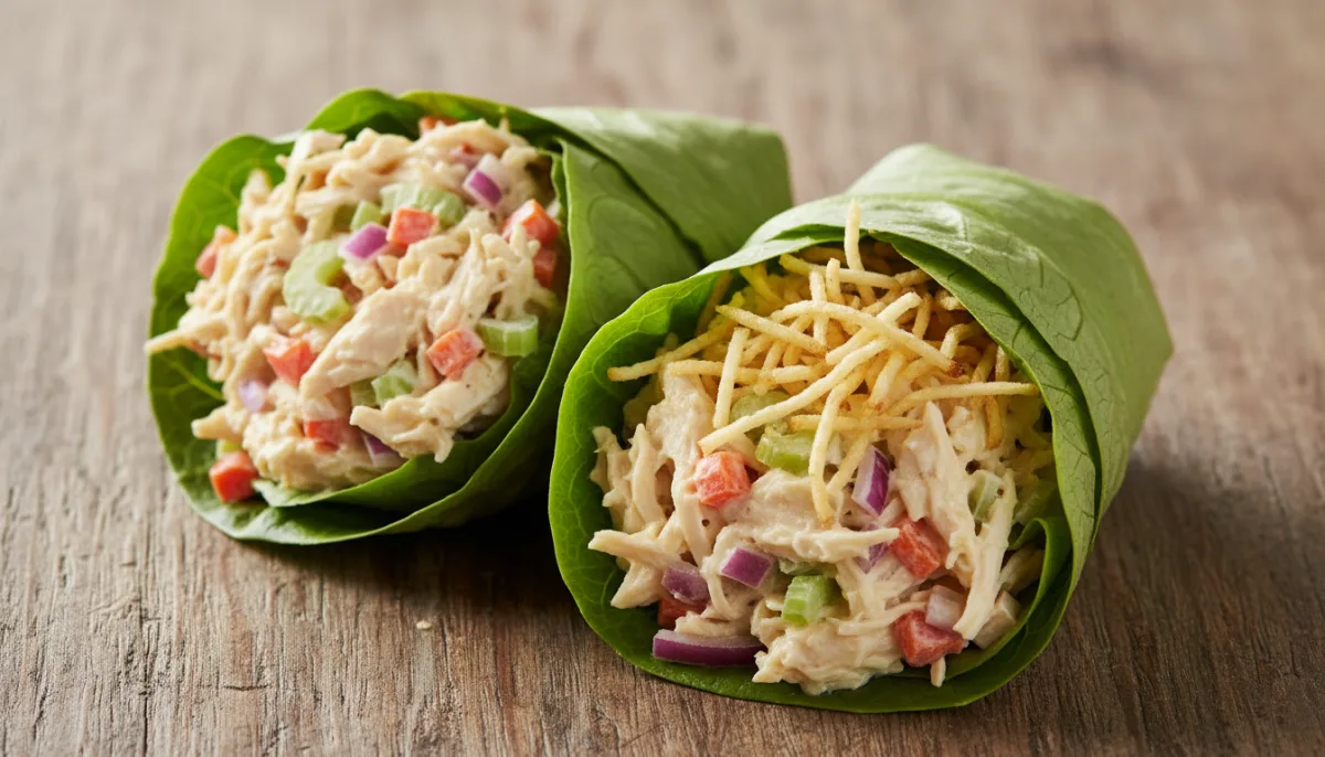 Brazilian Chicken Salad Wraps