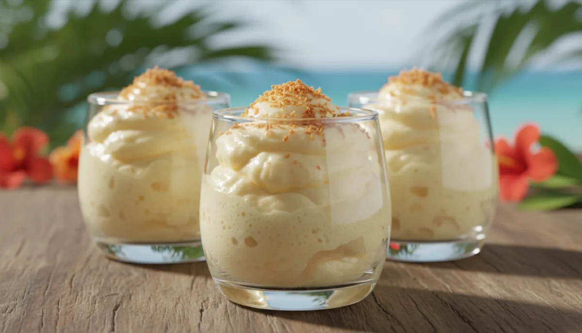 Brazilian Coconut and Passion Fruit Mousse