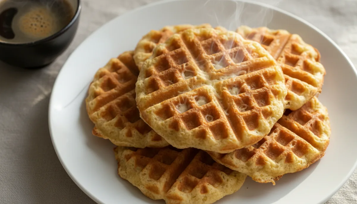 Brazilian Pão de Queijo Waffles