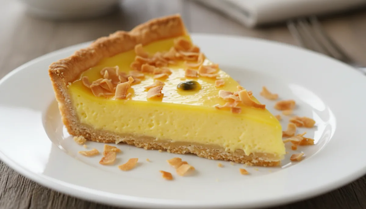 Tarta Brasileña de Maracuyá y Coco