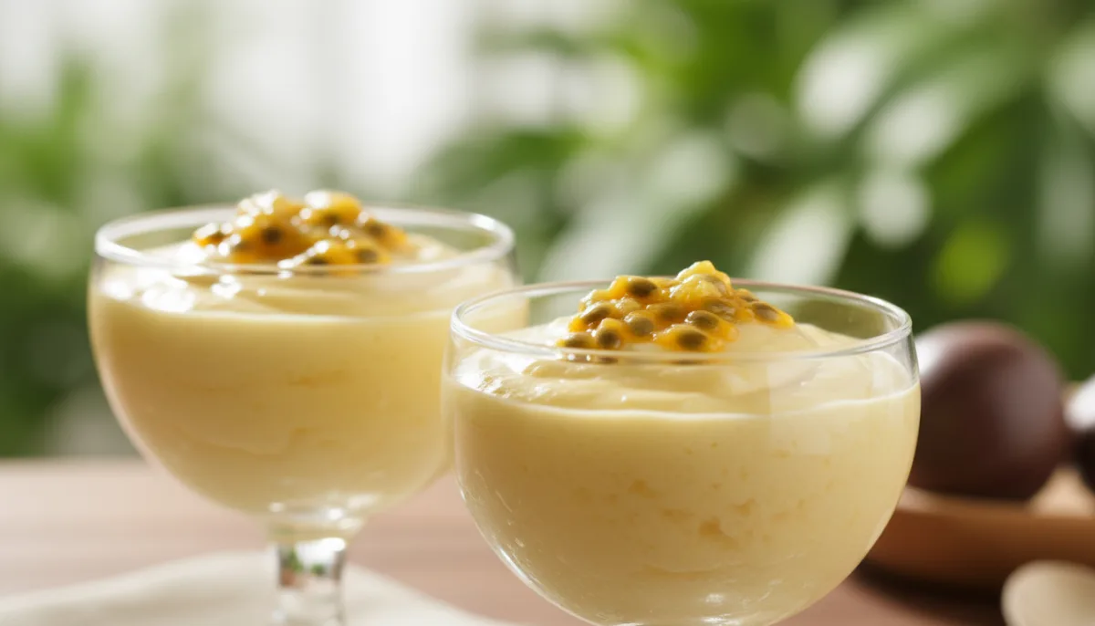 Brazilian Passion Fruit Mousse (Mousse de Maracujá)