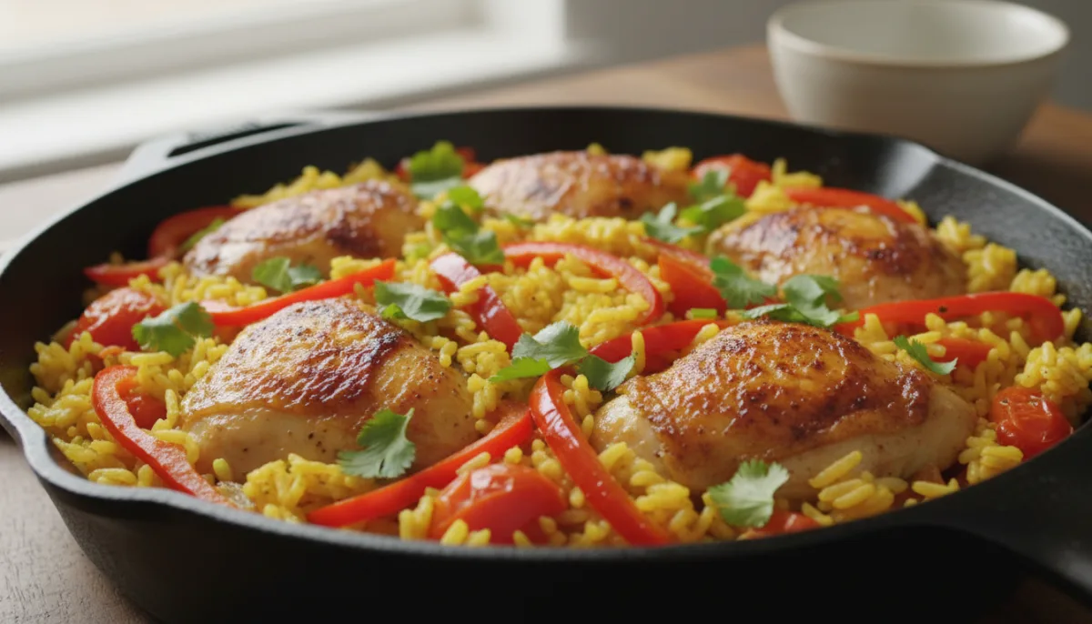 Brazilian Skillet Chicken and Rice