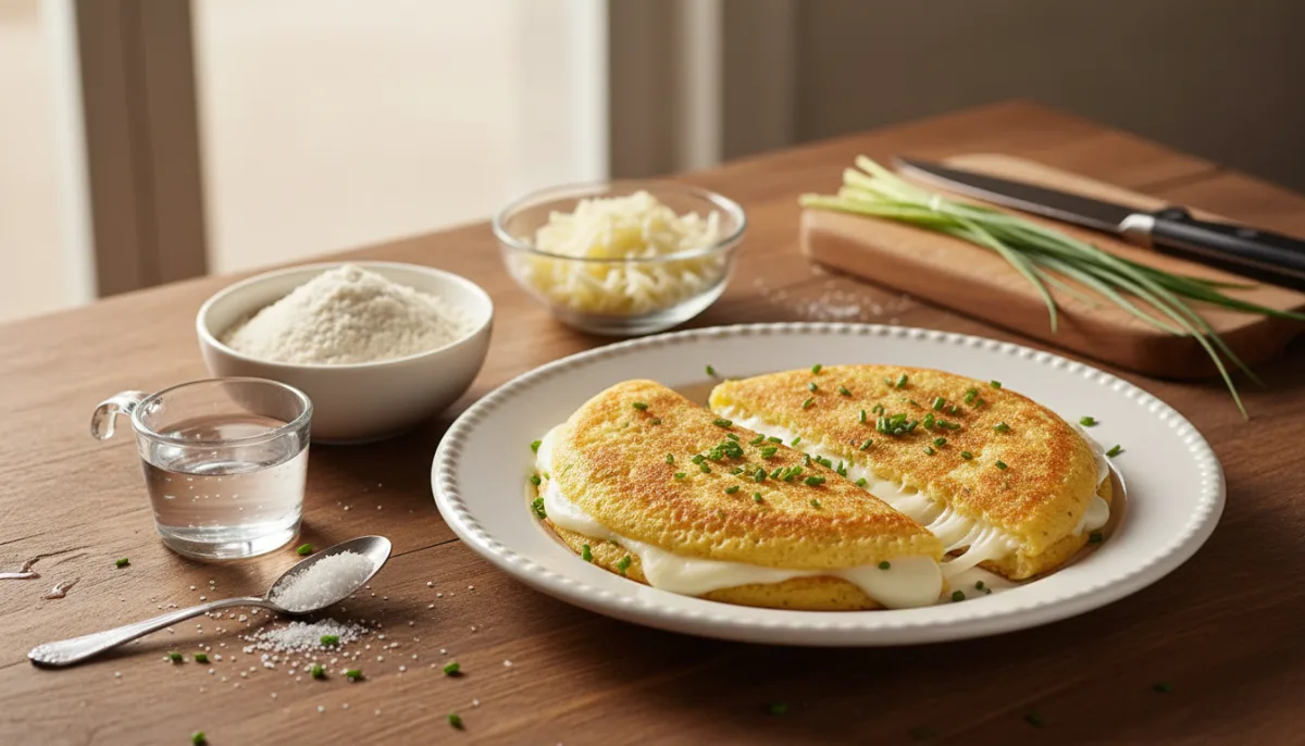 Brazilian Tapioca Crepes with Cheese
