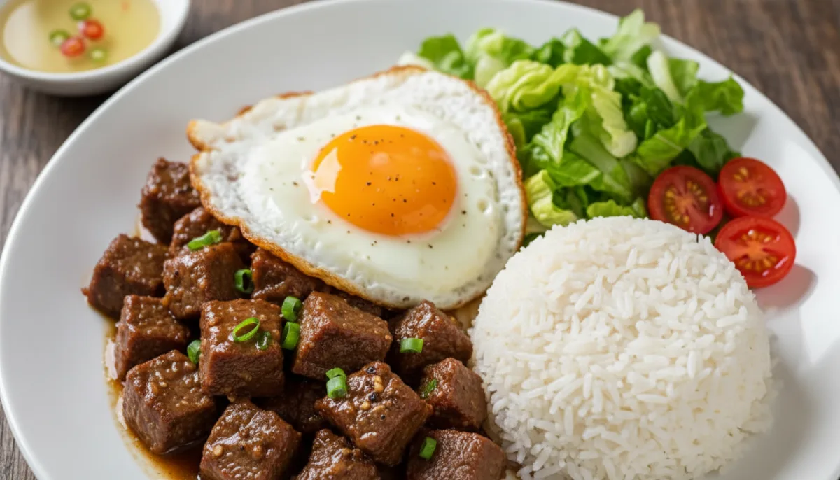 Lok Lak Viçi Kamboxhian me Vezë të Fërguar