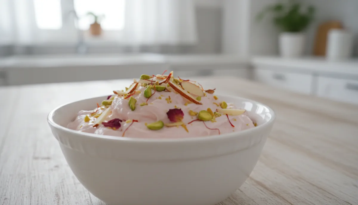 Shrikhand de Cardamomo y Rosas