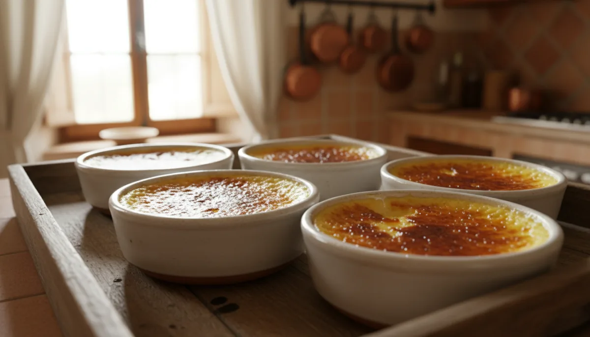 Catalan Crema Catalana with Caramelized Sugar Top