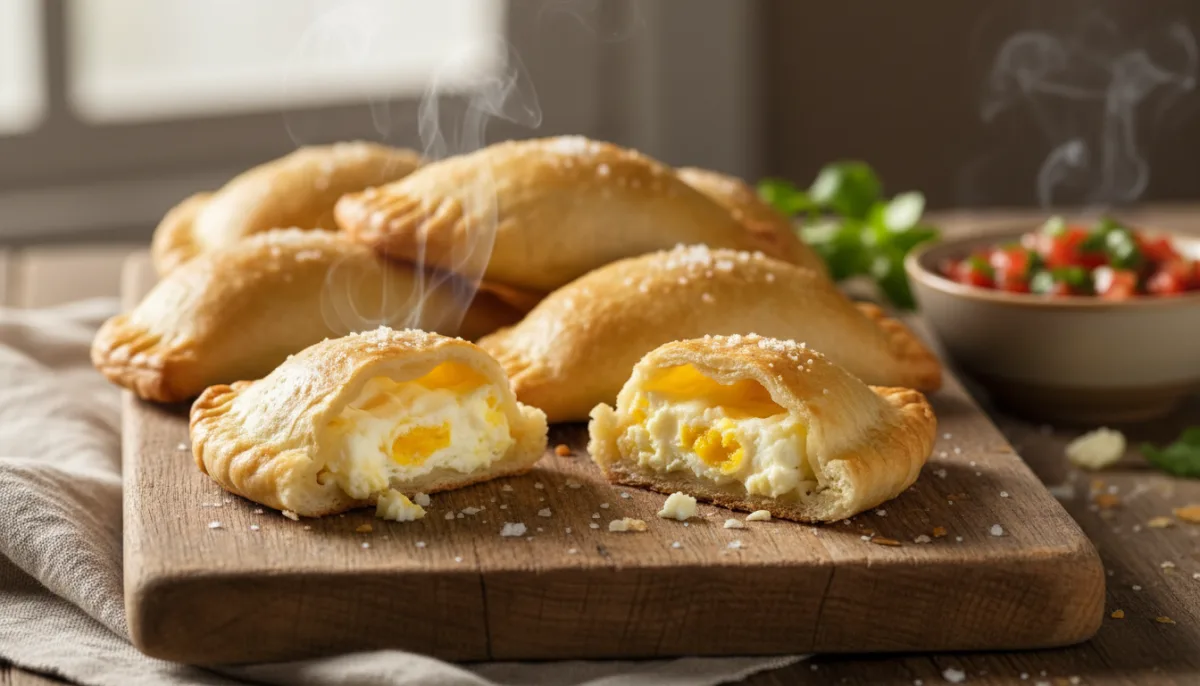 Empanada Kiliane Më Vezë të Fërguara dhe Djathë