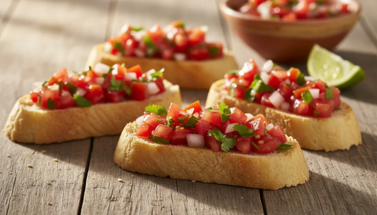 Chilean Pebre: Fresh Tomato and Cilantro Salsa with Toasted Marraqueta