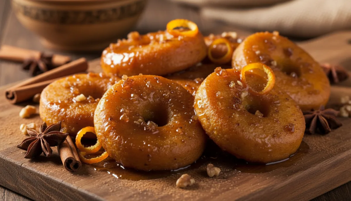 Sweet Chilean Sopaipillas Pasadas with Chancaca Syrup