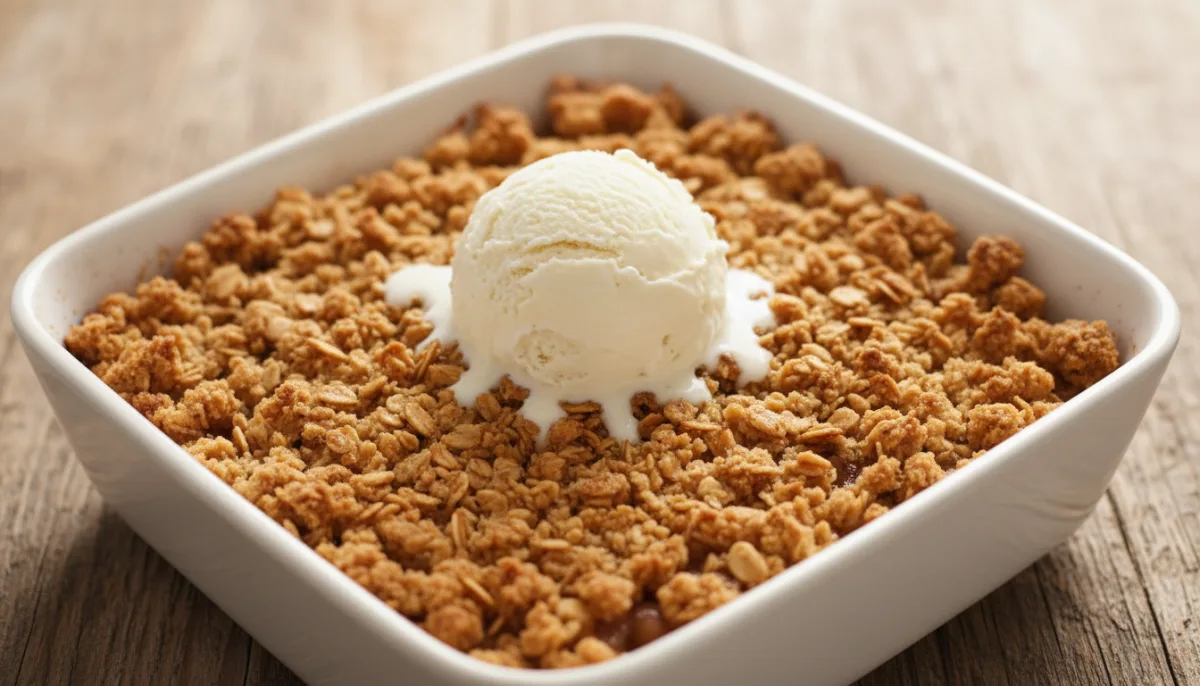 Classic Apple Crumble with Oat Topping
