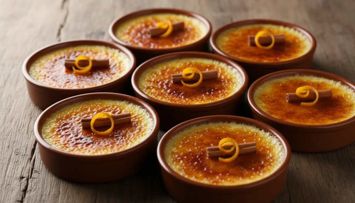 Classic Crema Catalana: Caramelized Custard with Citrus and Cinnamon