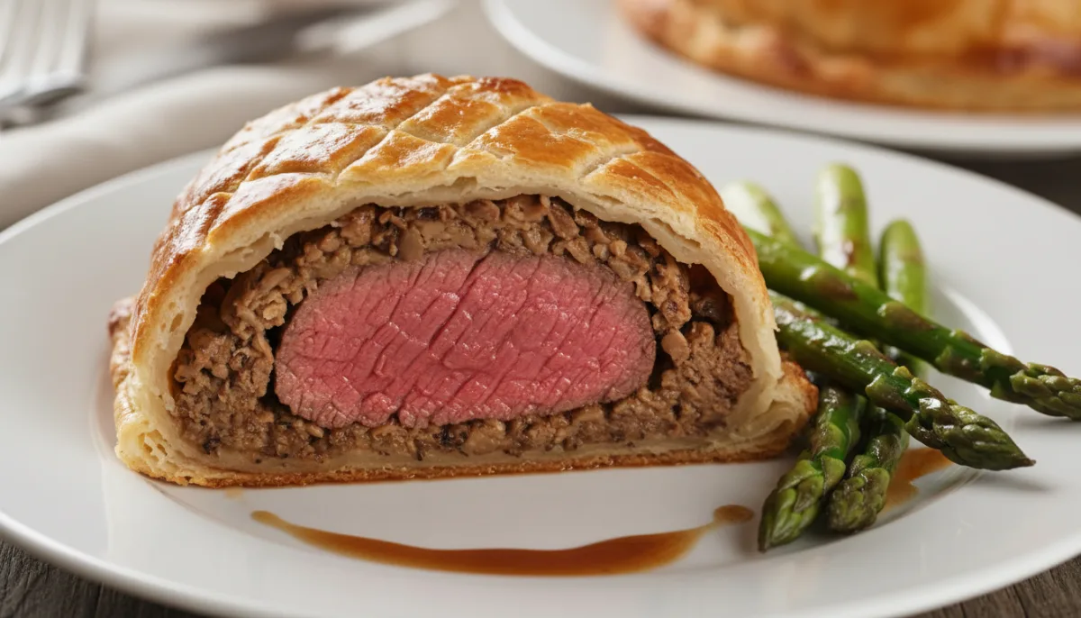 Traditional Beef Wellington with Savory Mushroom Duxelles