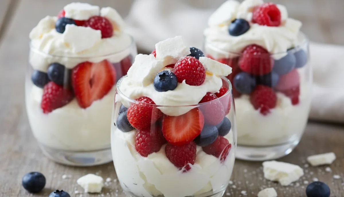 Classic English Eton Mess with Summer Berries
