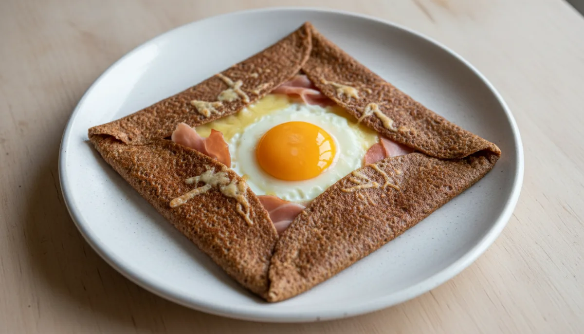 Classic French Ham, Egg, and Cheese Galettes