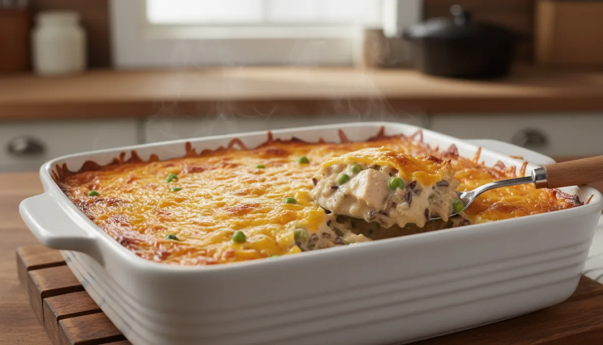 Creamy Chicken and Wild Rice Casserole