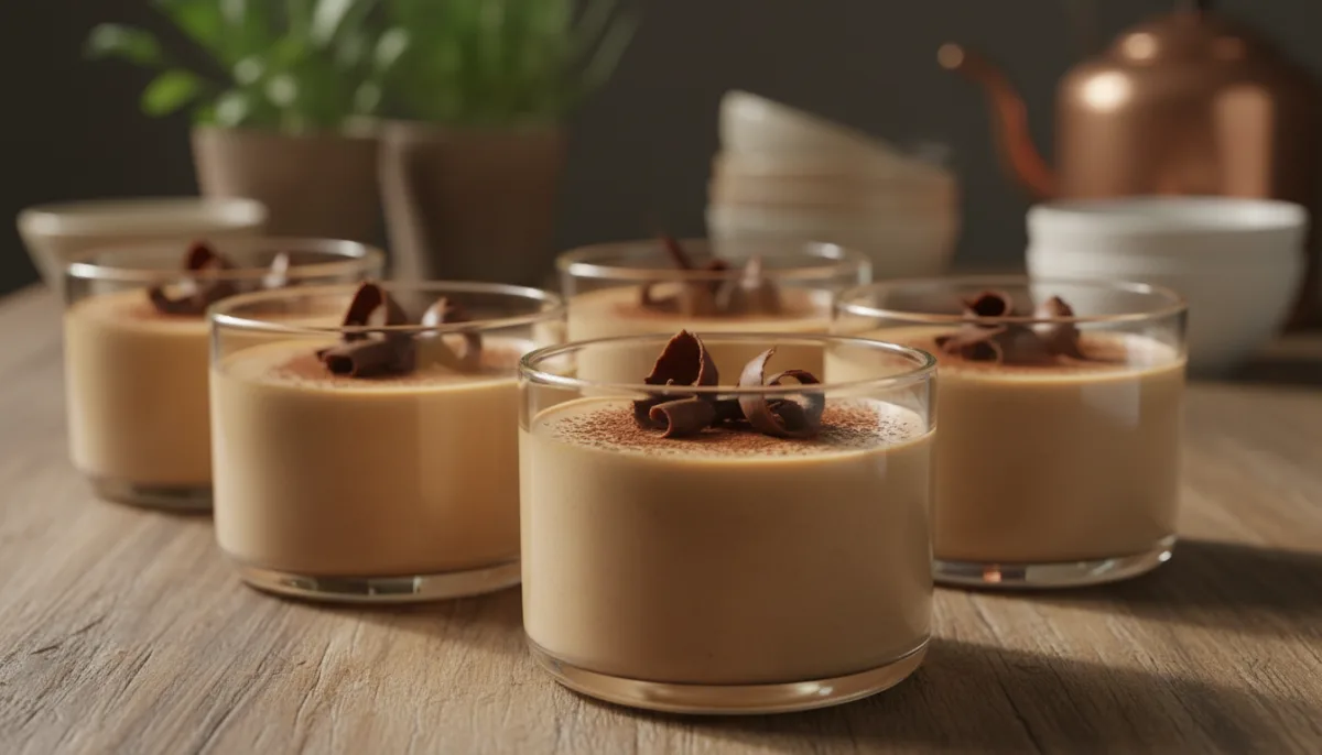 Creamy Espresso Panna Cotta